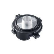 Mafell 17 mm template guide for LO 55 router with a metal inner bushing and black housing.