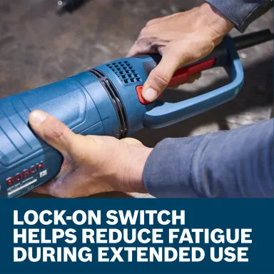Bosch 9" Large Angle Grinder w/ Lock-on Trigger Switch 15 Amp GWS22-230J