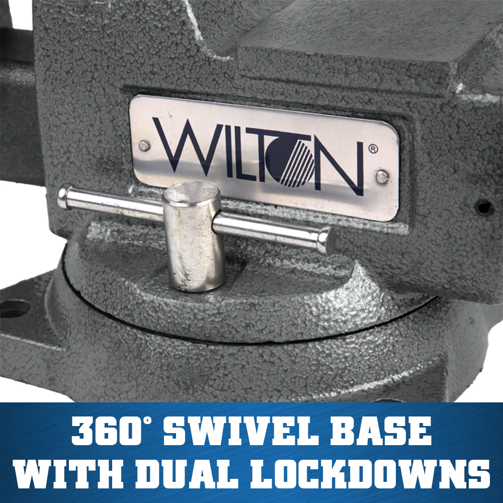 Jet 744, Mechanics Vise 4 in. Jaw with Swivel Base 21300