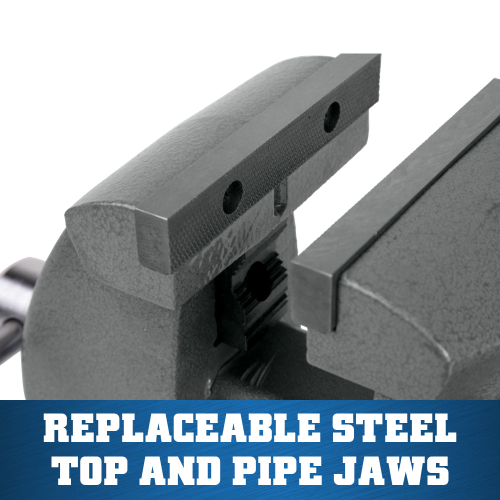 Jet 745, Mechanics Vise 5 in. Jaw with Swivel Base 21400