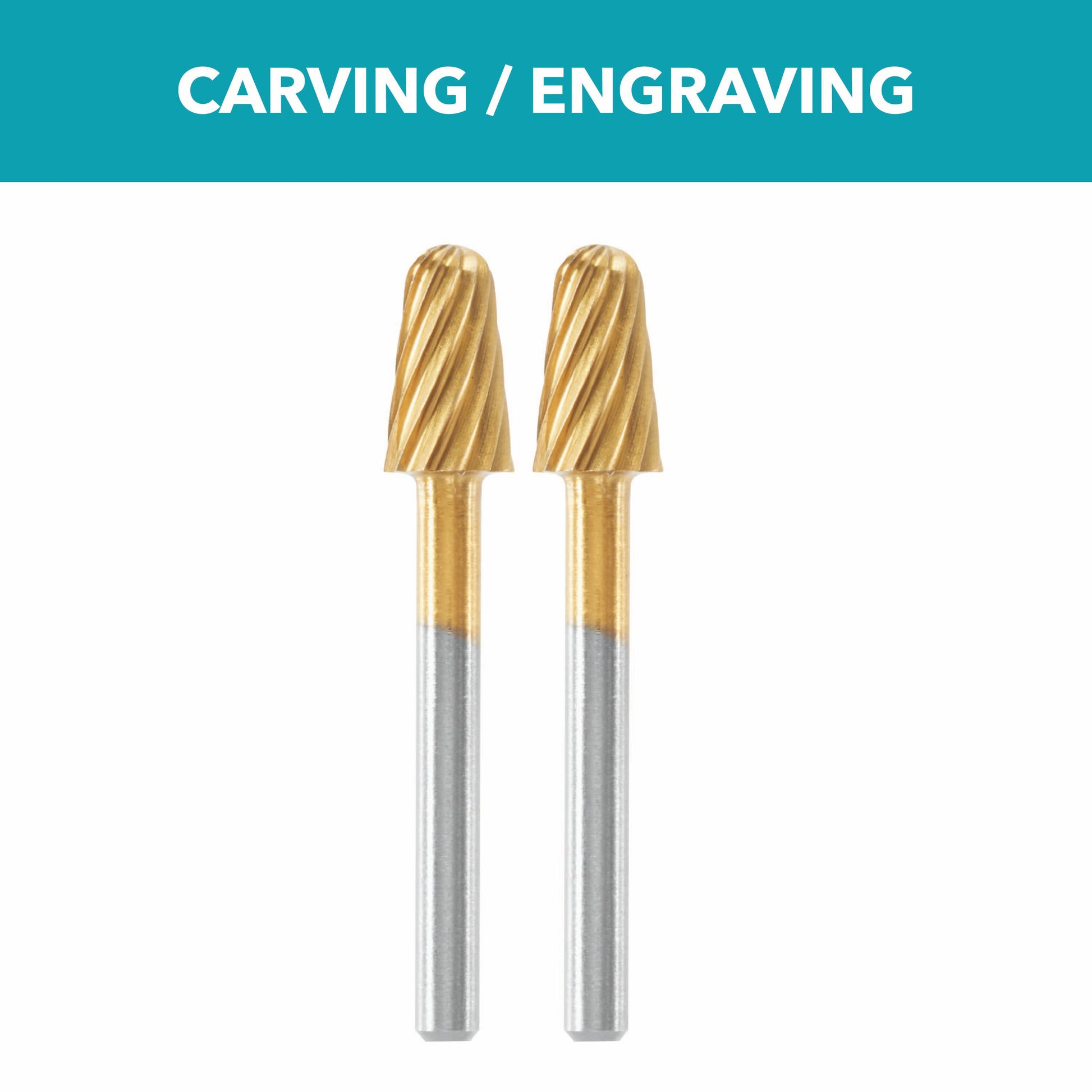 Dremel 1/4 in. Max Life High Performance Rotary Carving Bit, 2-Pack 117HP