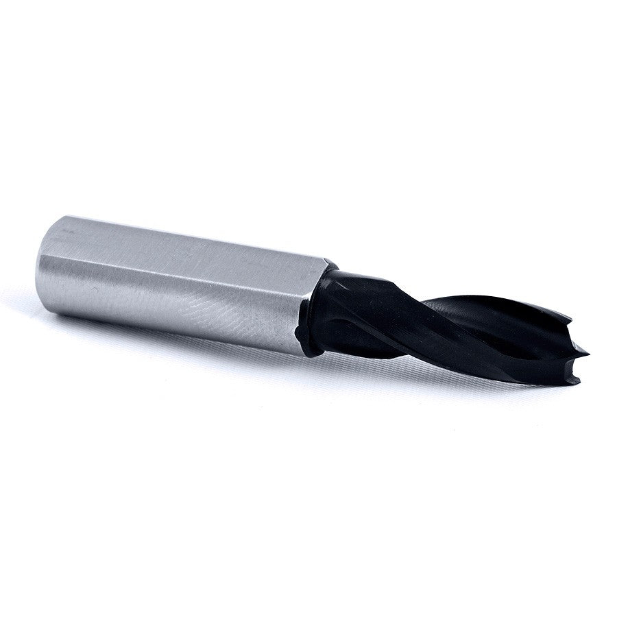 Amana Tool Carbide Ditec Boring Bit R/H 8mm x 57.5mm x 10x25mm 215008