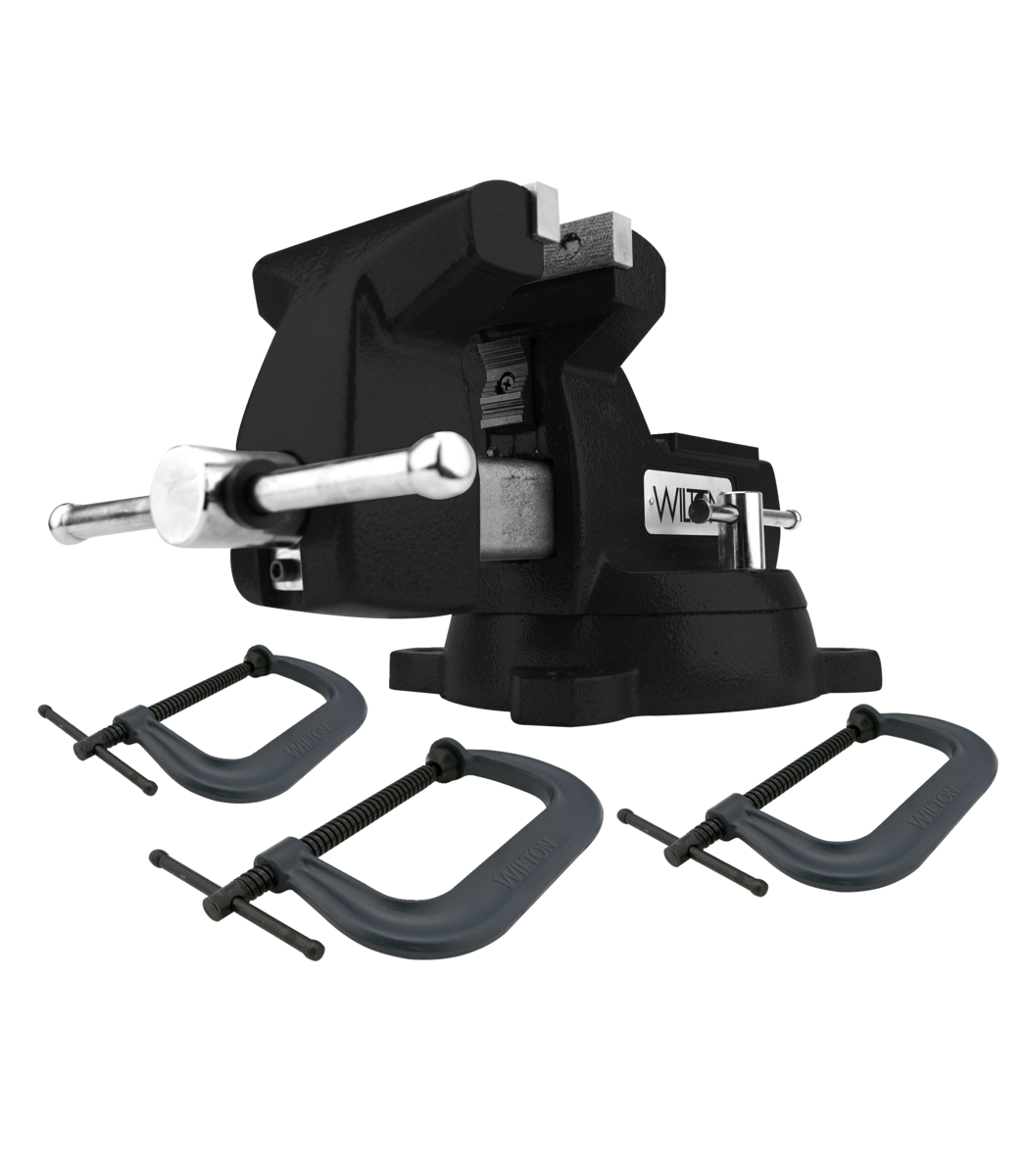 Mechanics Vise and C-Clamp Kit