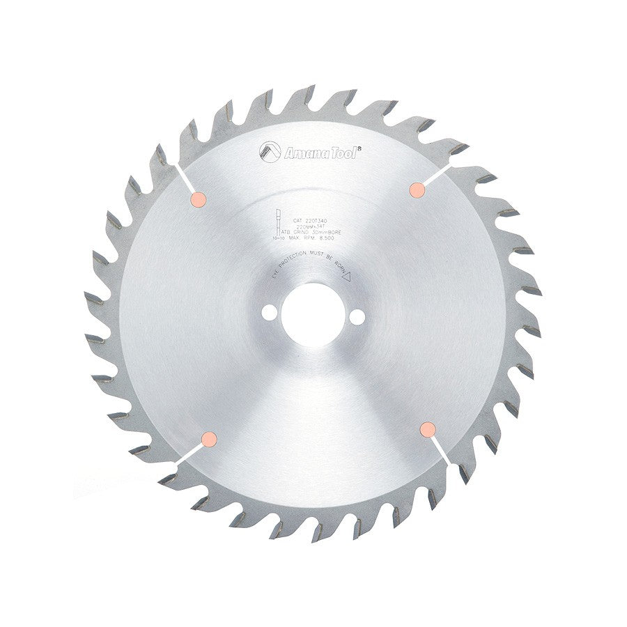 Amana Tool 220mm/34T Holtzer A.T.B. Grind 220T340