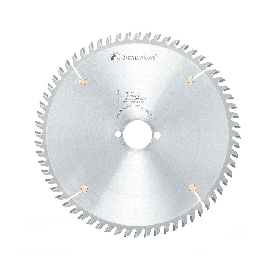 Amana Tool 220mm/64T Holtzer T.C.G. Grind 220T641