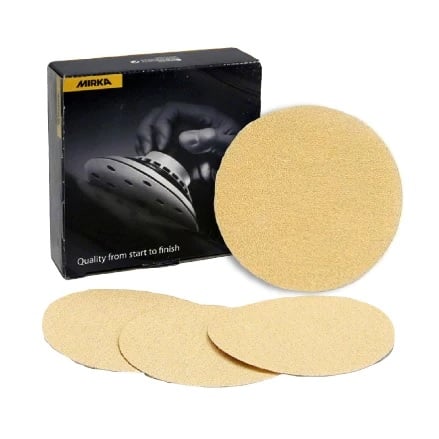 MK23-388-120 Mirka Gold is a durable product very well suited for sanding at high speeds. Gold is an all-round sanding material that can be used for many purposes. In order to achieve an optimal sanding result, the semi-open grit binding and special stear