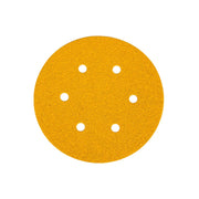 Mirka 23-624-060, Mirka Gold 6 in. 6 Hole Grip Vacuum Disc, 60G Qty. 50 23-624-060