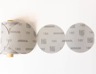 Mirka Iridium 6 in. 240G PSA Disc, Qty 100 24-342-240