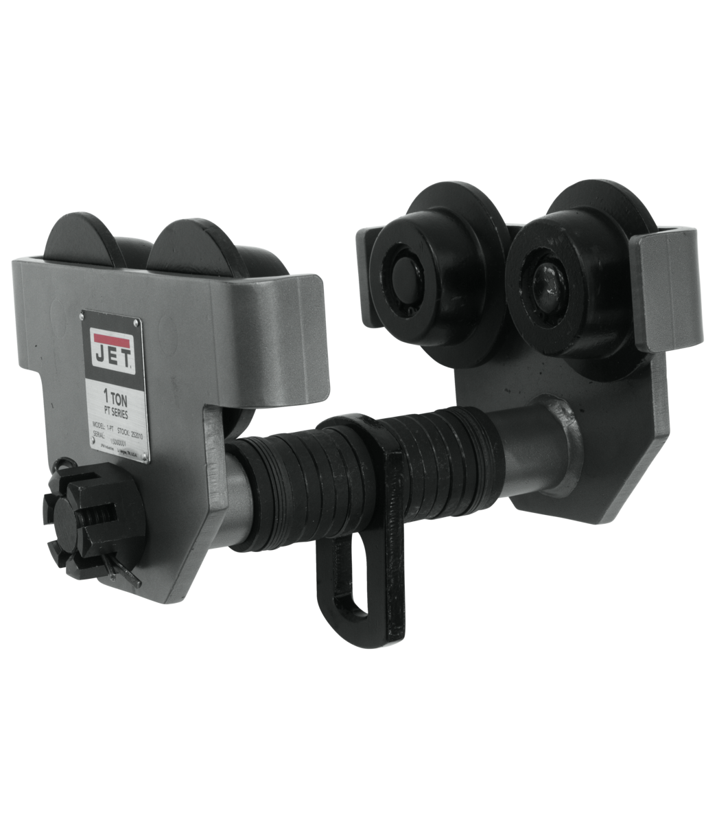 Jet 10-PT, 10 Ton, Heavy Duty Manual Trolley 252060