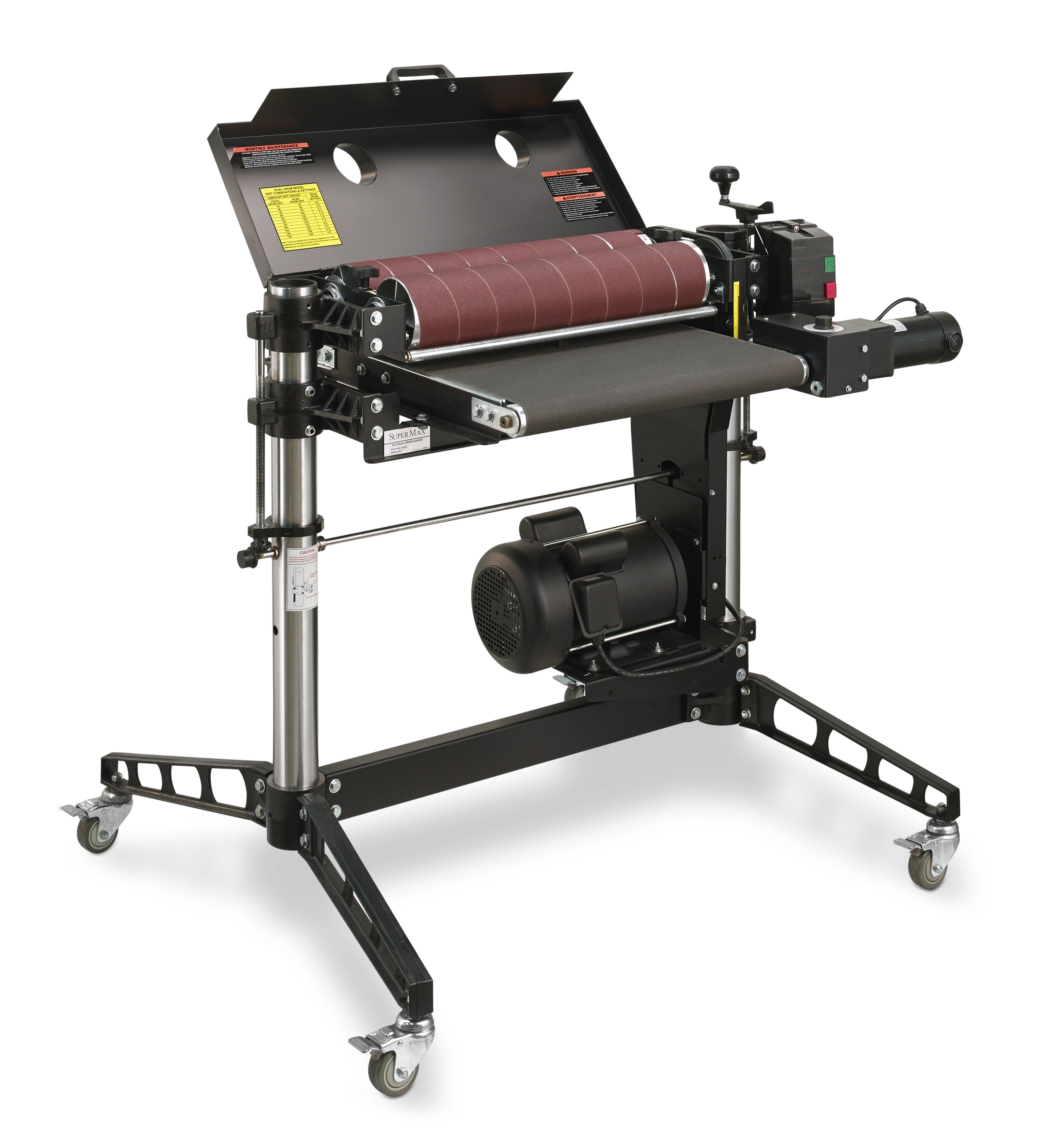 Laguna Tools SuperMax 25x2 Double Drum Sander, 5 HP, 220V, 1 Ph SUPMX-913002