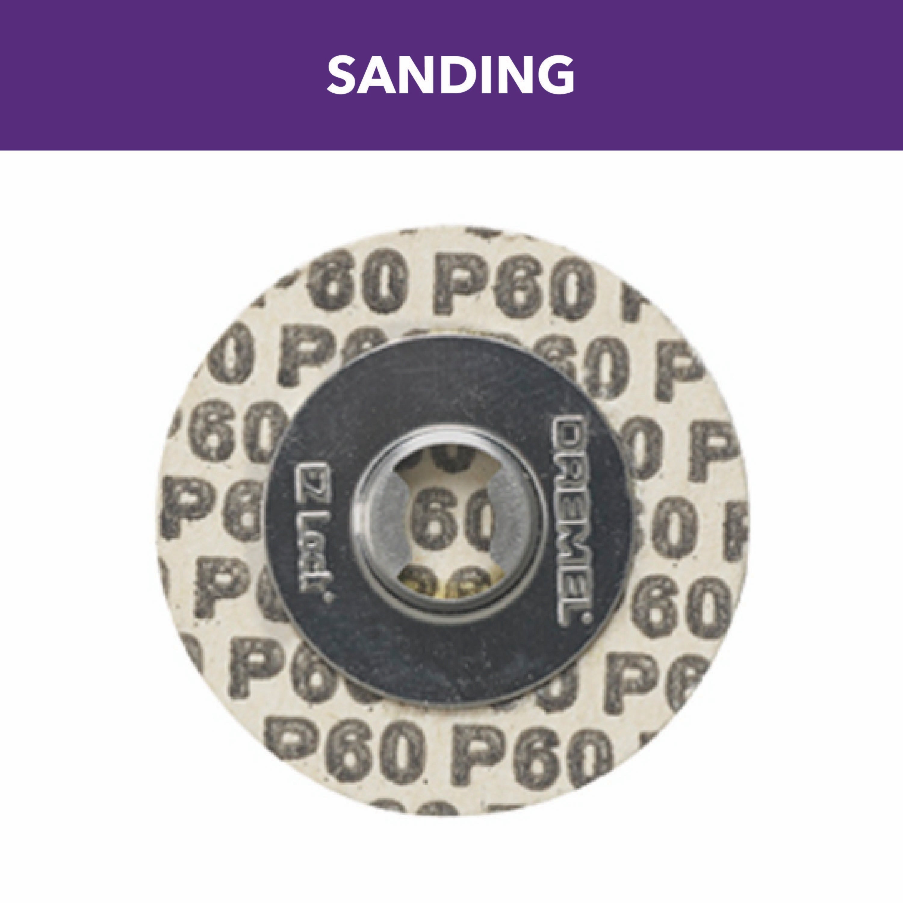 1-1/4 in. EZ Lock 60 Grit Sanding Disc, 5-Pack