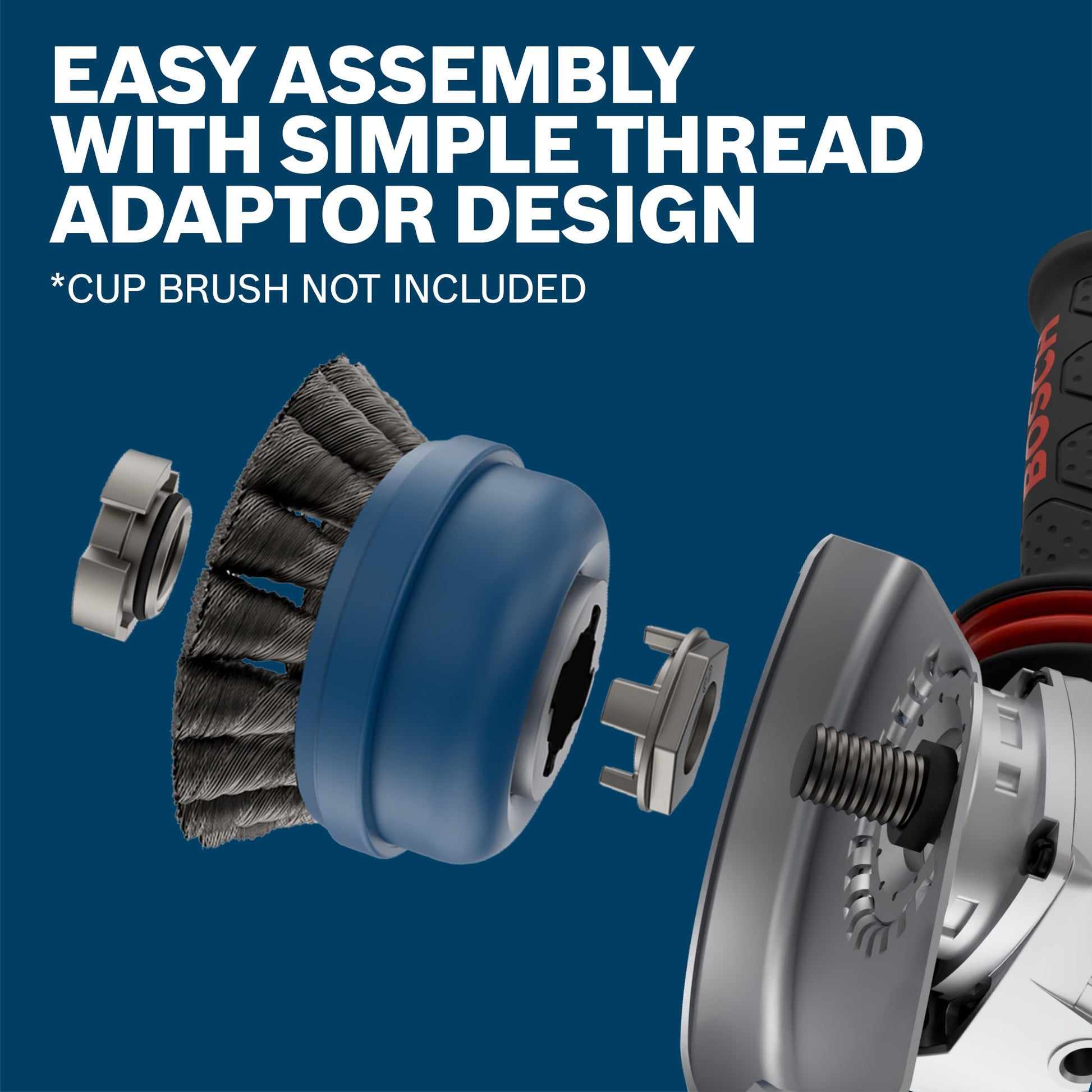 Bosch X-Lock Wire Wheel Adaptor WGX0100