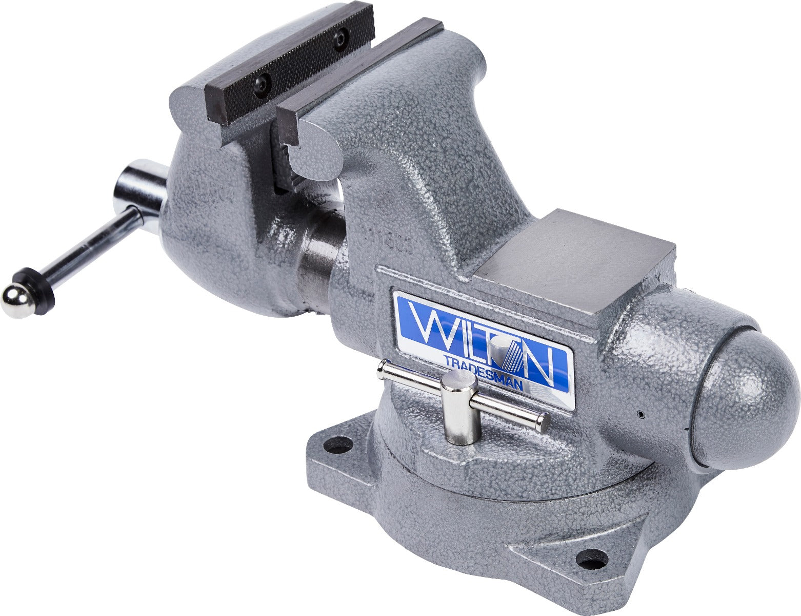 Jet 1745, Tradesman 4-1/2 in. Round Channel Vise with Swivel Base 28805