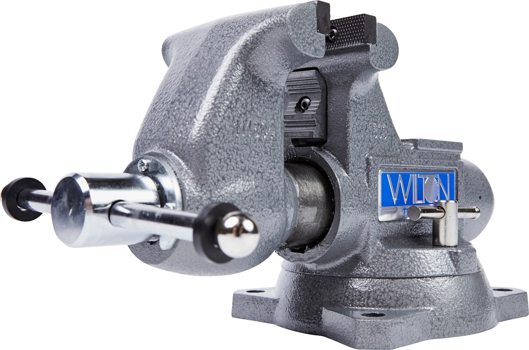 Jet 1745, Tradesman 4-1/2 in. Round Channel Vise with Swivel Base 28805