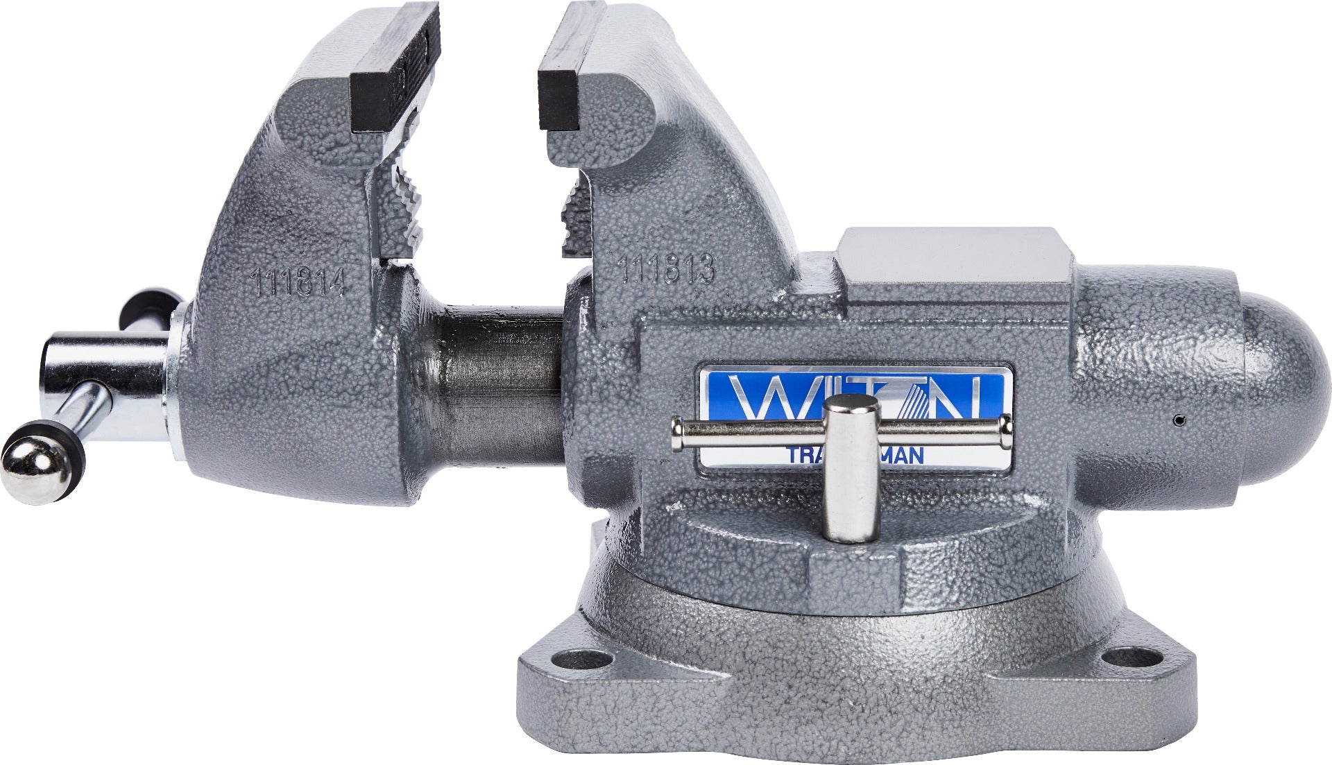 Jet 1755, Tradesman 5-1/2 in. Round Channel Vise with Swivel Base 28806