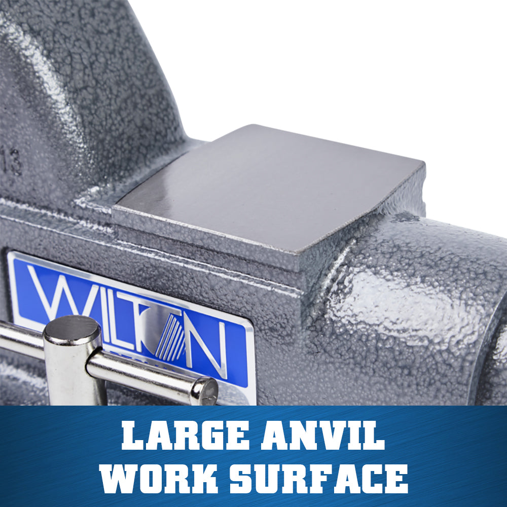 Jet 1755, Tradesman 5-1/2 in. Round Channel Vise with Swivel Base 28806