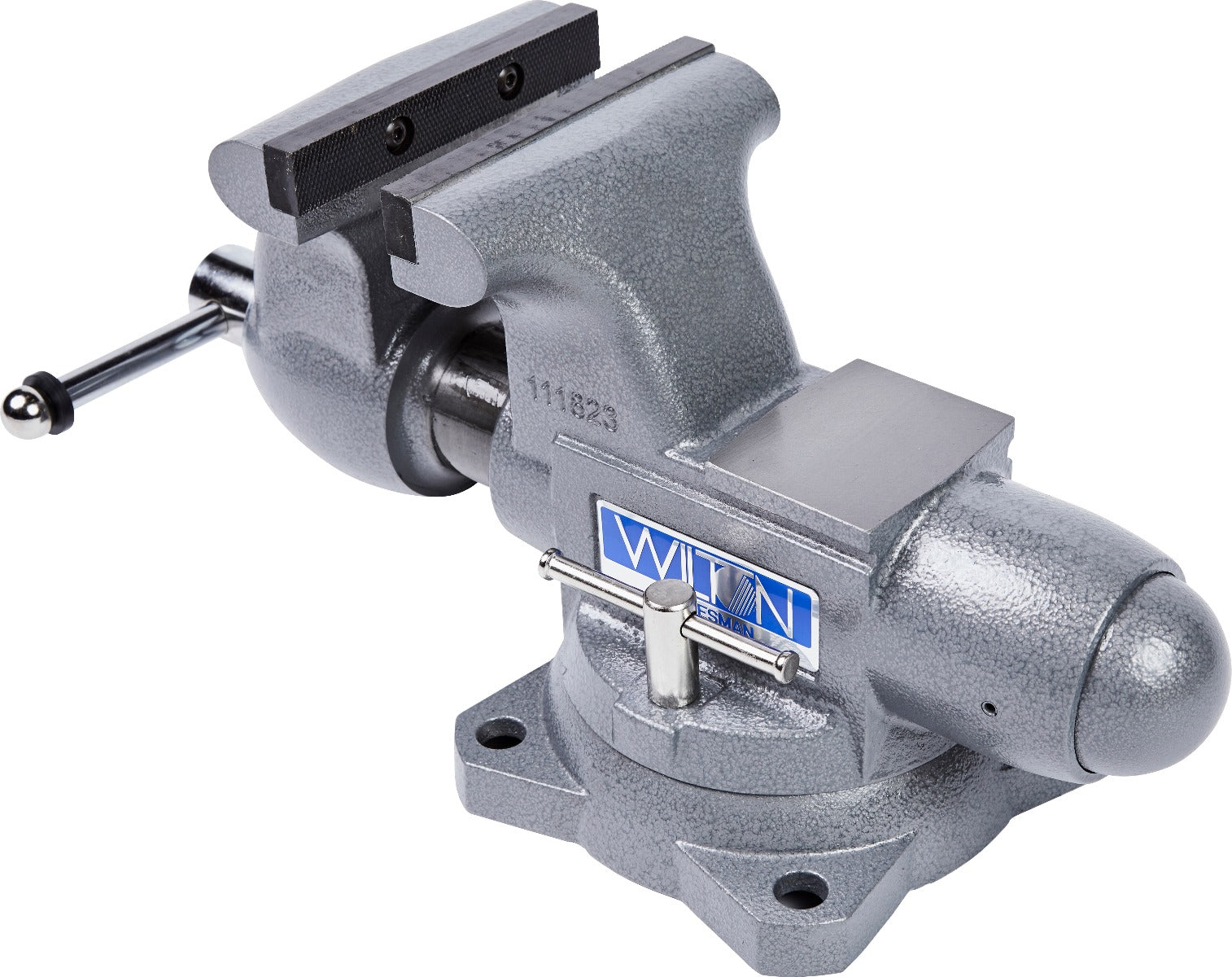 Jet 1765, Tradesman 6-1/2 in. Round Channel Vise with Swivel Base 28807