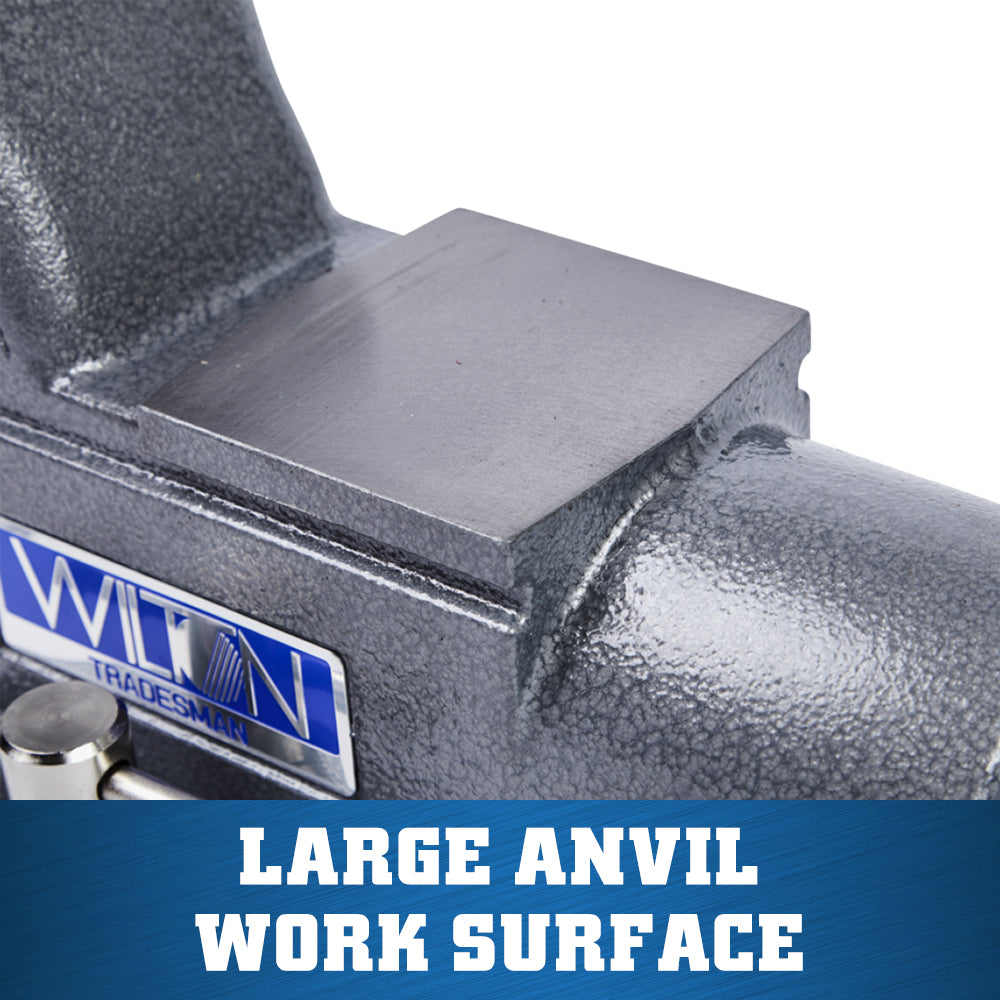 Jet 1780A, Tradesman 8 in. Round Channel Vise with Swivel Base 28808