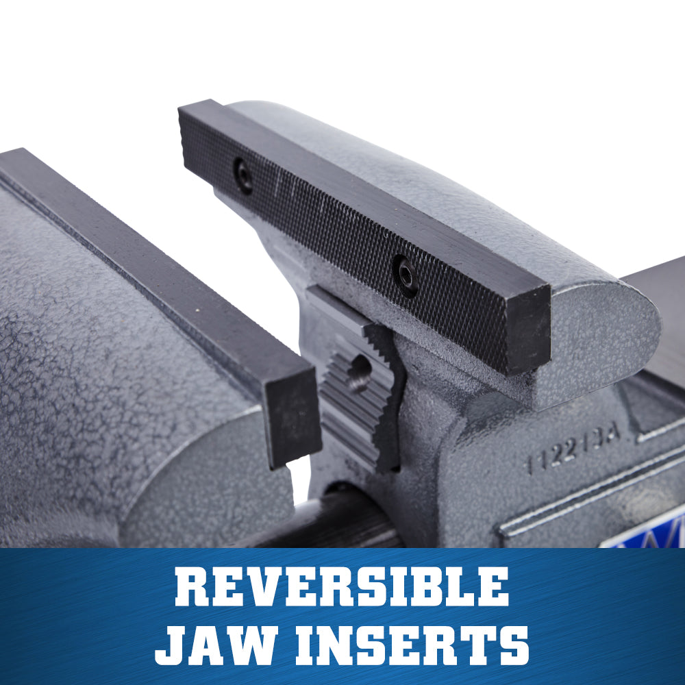 Jet 1780A, Tradesman 8 in. Round Channel Vise with Swivel Base 28808