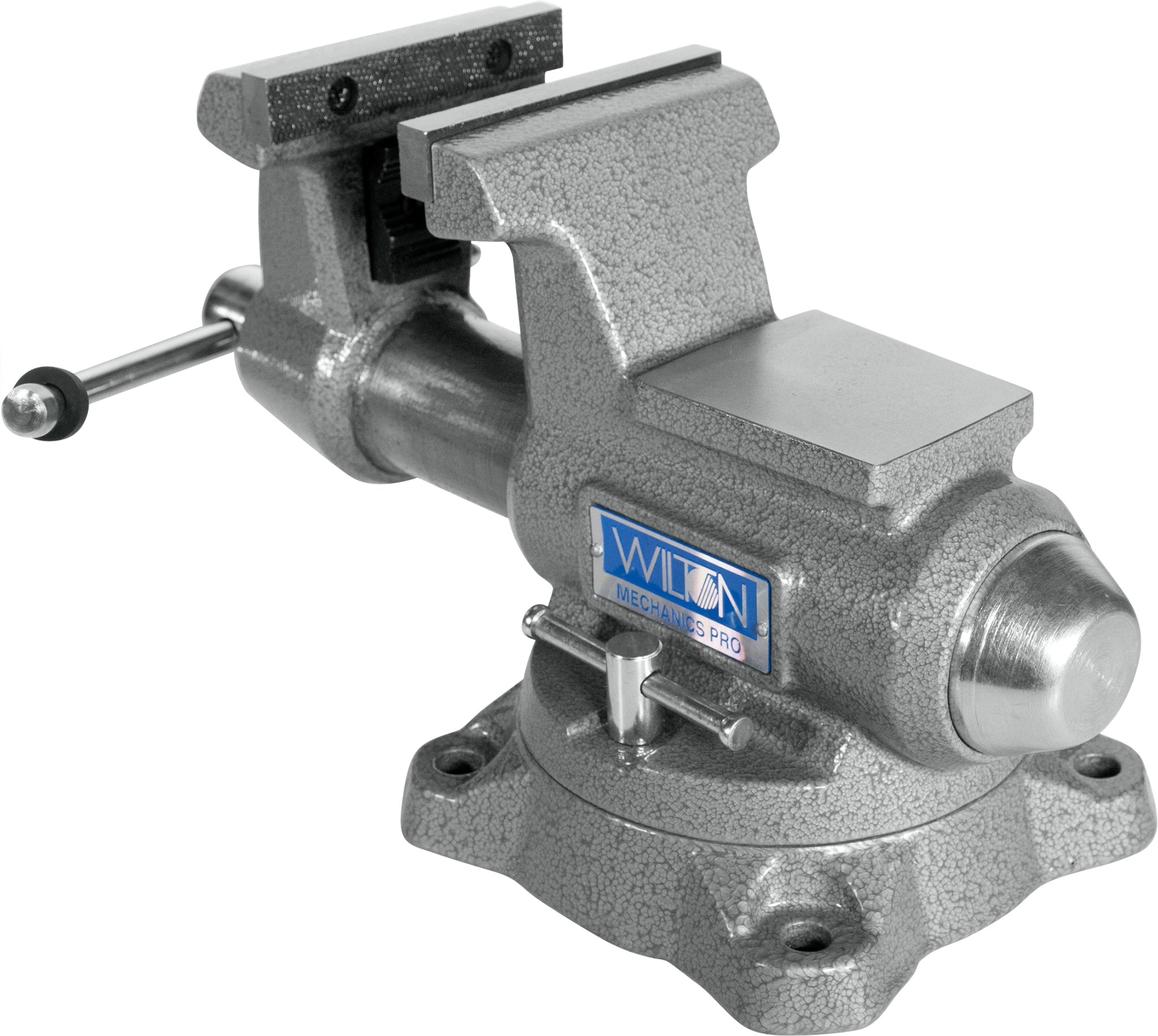 Jet 845M, Mechanics Pro 4-1/2 in. Jaw Width, Round Channel Vise with Swivel Base 28810