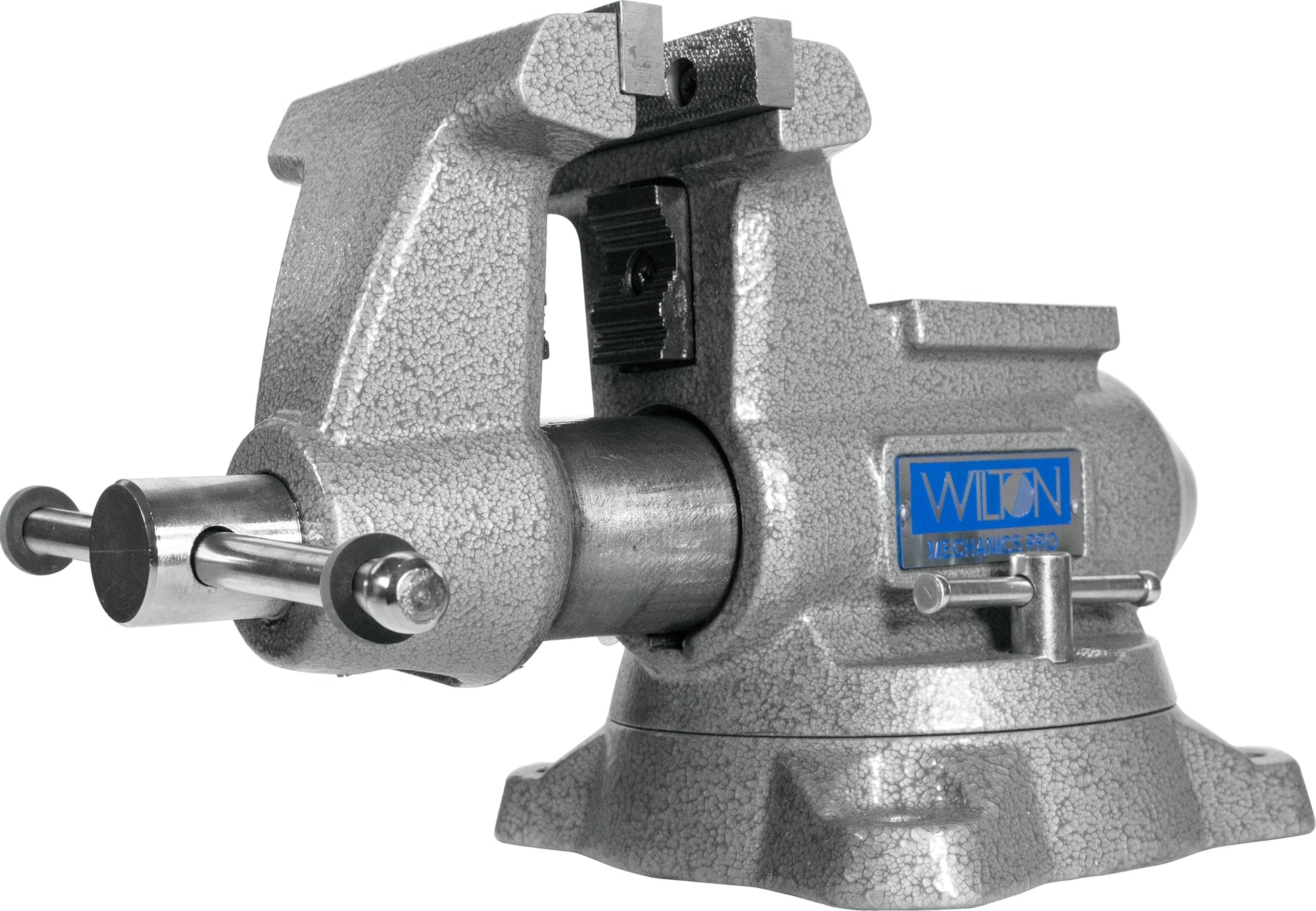 Jet 845M, Mechanics Pro 4-1/2 in. Jaw Width, Round Channel Vise with Swivel Base 28810