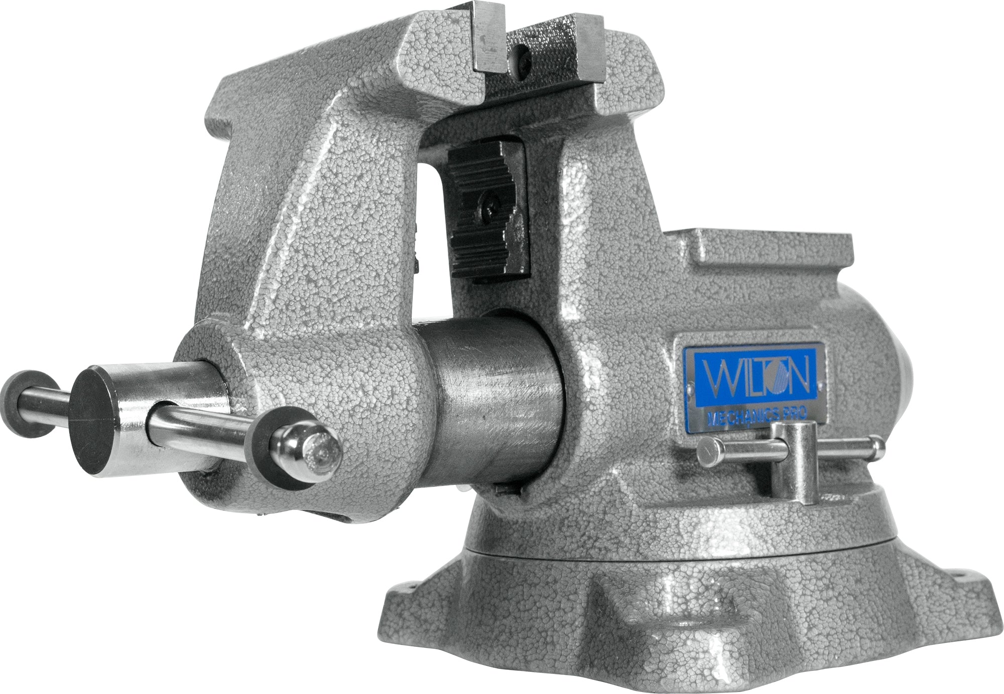 Jet 845M, Mechanics Pro 4-1/2 in. Jaw Width, Round Channel Vise with Swivel Base 28810