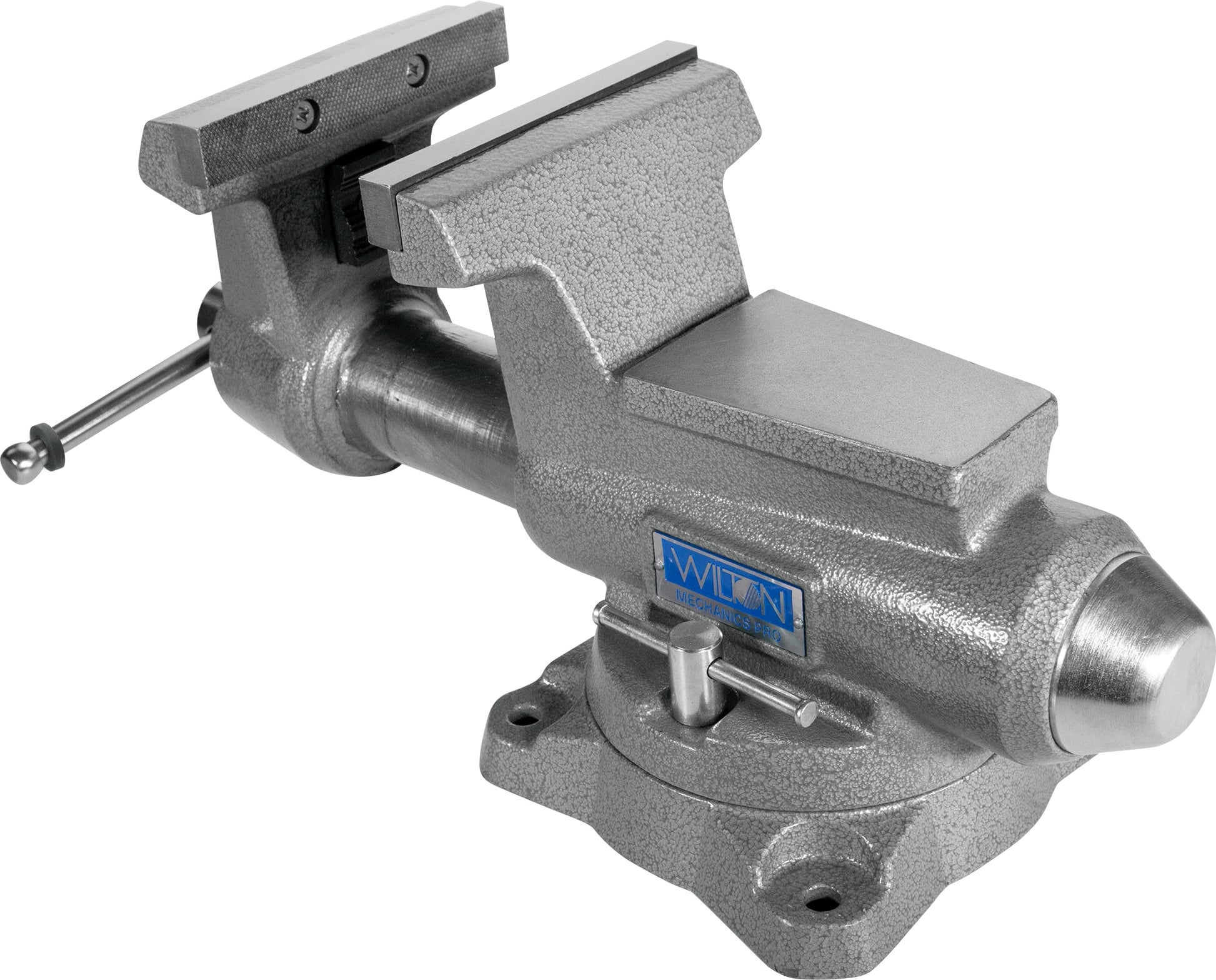 Jet 865M, Mechanics Pro 6-1/2 in. Jaw Width, Round Channel Vise with Swivel Base 28812