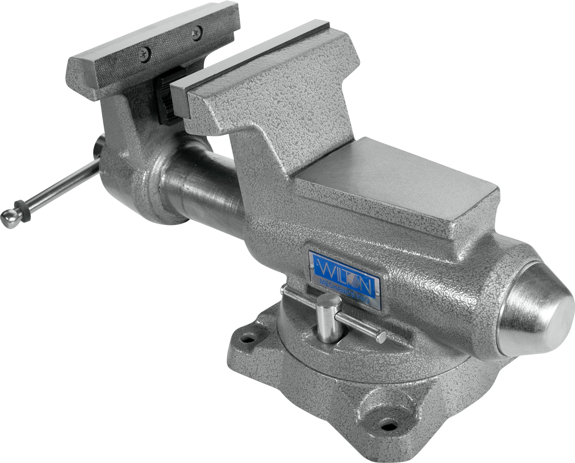 Jet 865M, Mechanics Pro 6-1/2 in. Jaw Width, Round Channel Vise with Swivel Base 28812