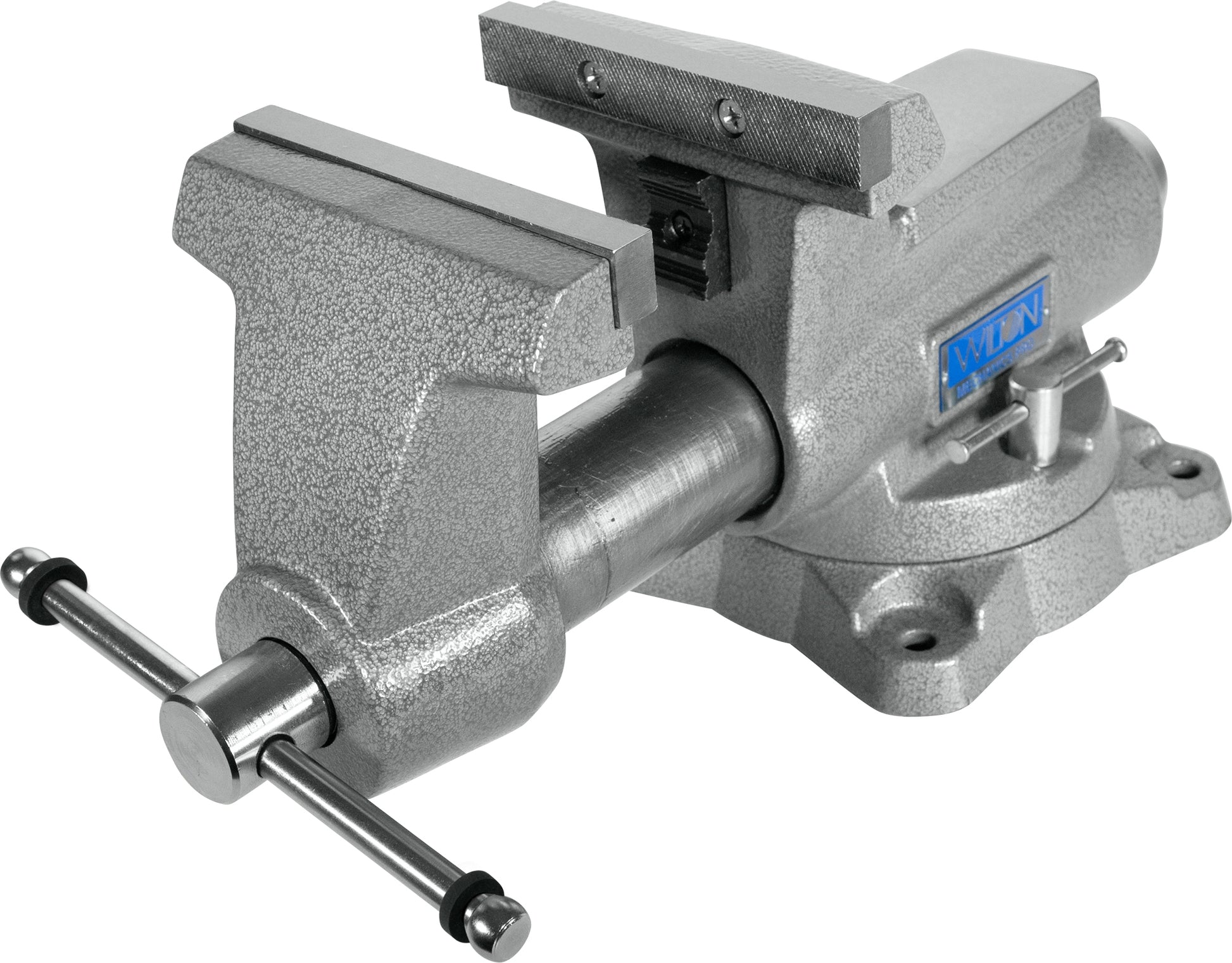 Jet 865M, Mechanics Pro 6-1/2 in. Jaw Width, Round Channel Vise with Swivel Base 28812
