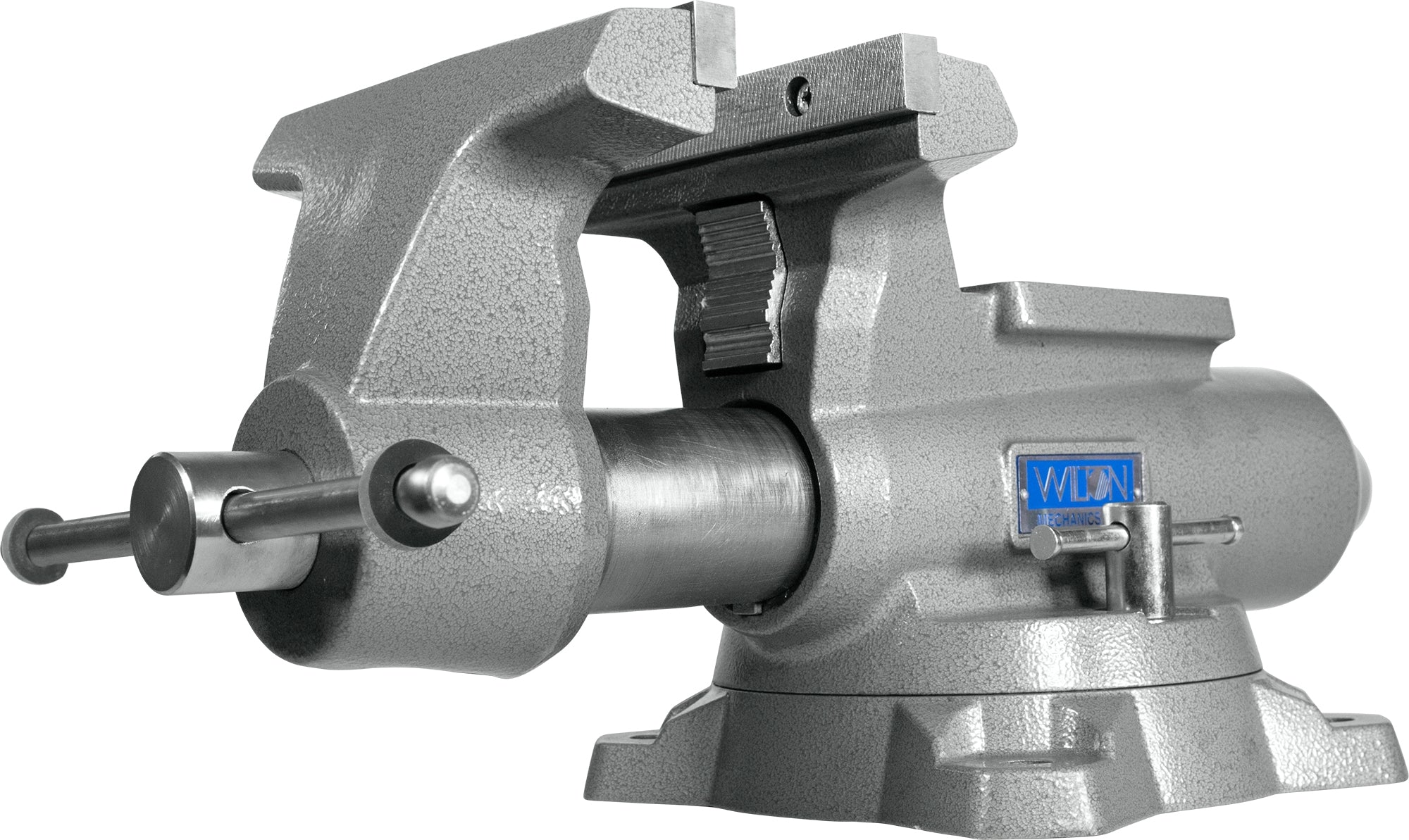 Jet 880M, Mechanics Pro 8 in. Jaw Width, Round Channel Vise with Swivel Base 28813