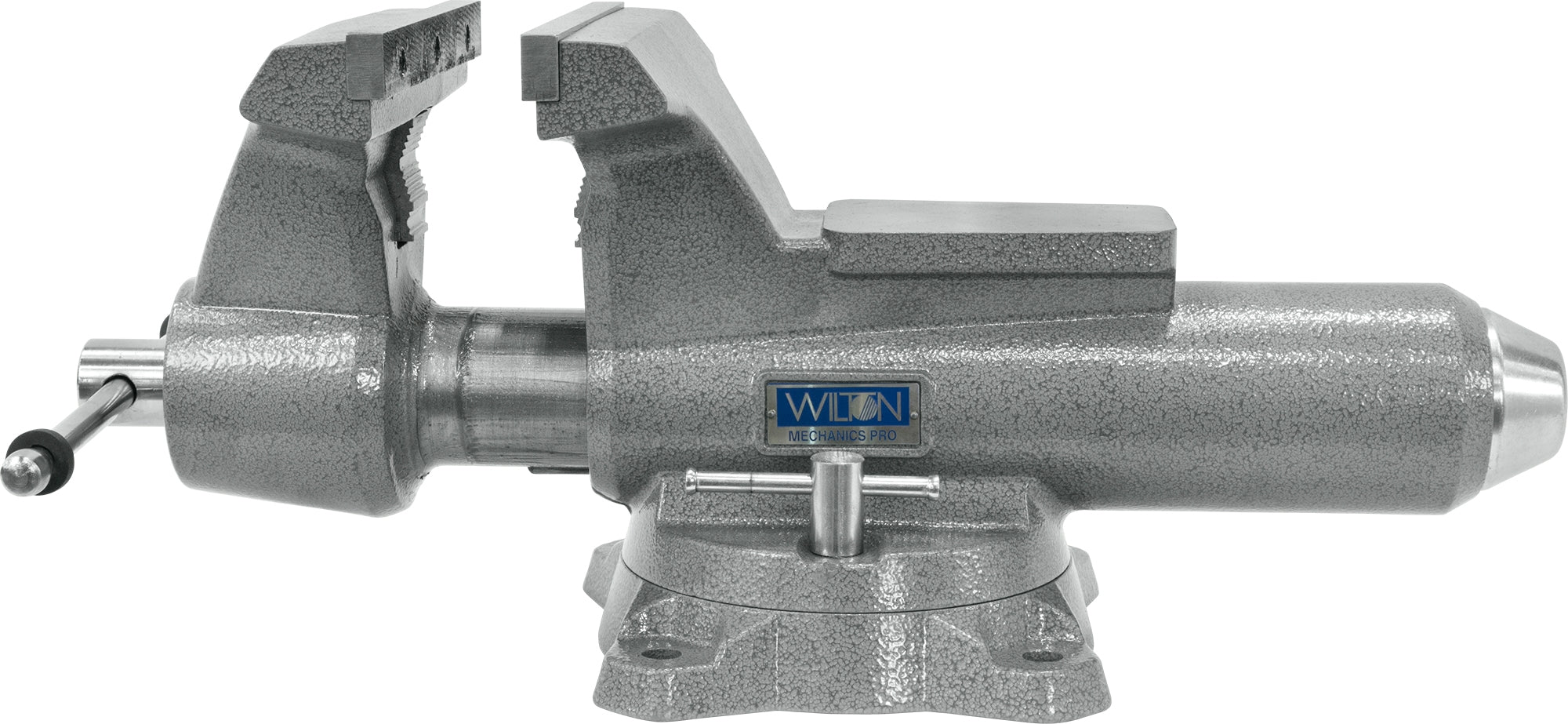Jet 8100M, Mechanics Pro 10 in. Jaw Width, Round Channel Vise with Swivel Base 28814