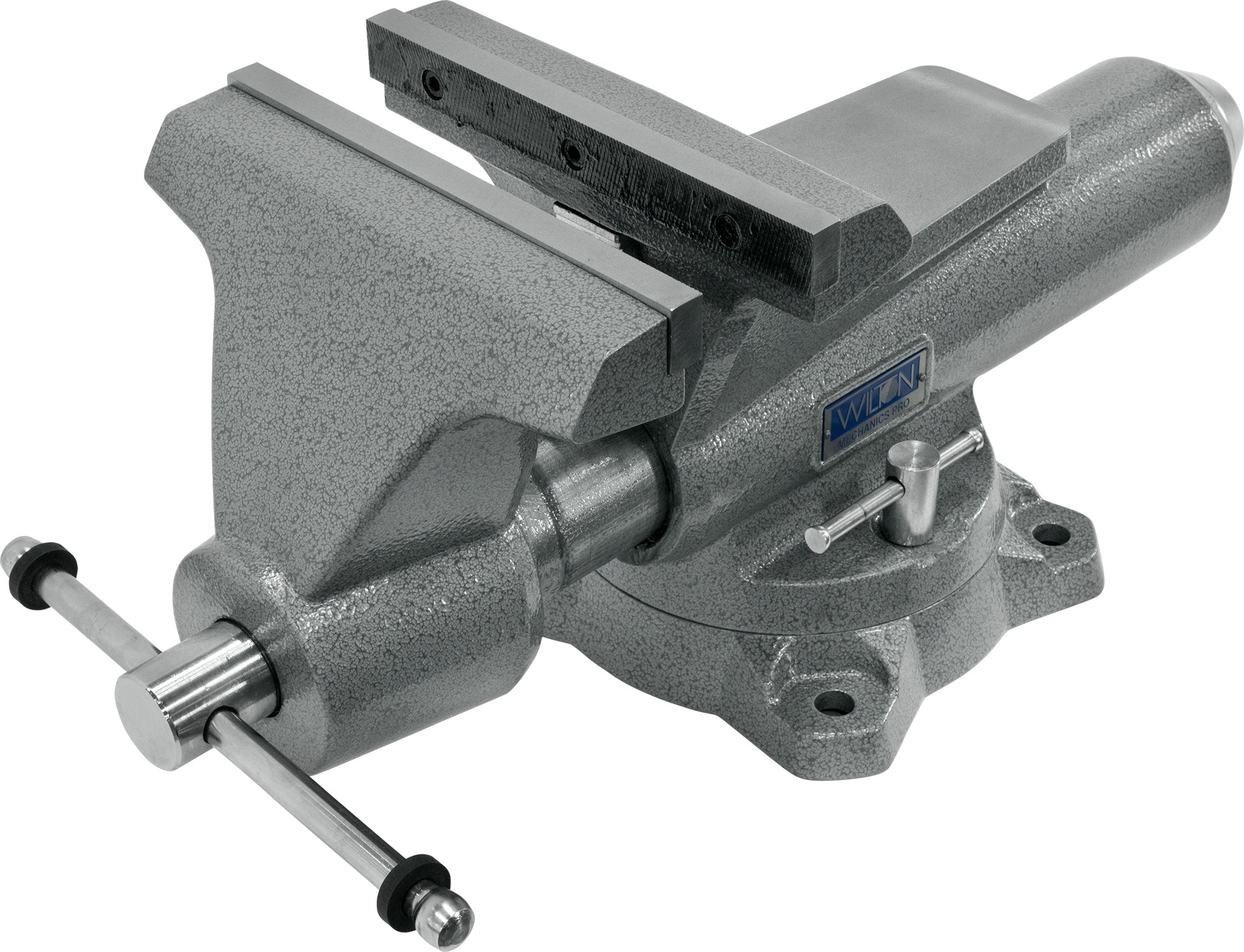 Jet 8100M, Mechanics Pro 10 in. Jaw Width, Round Channel Vise with Swivel Base 28814