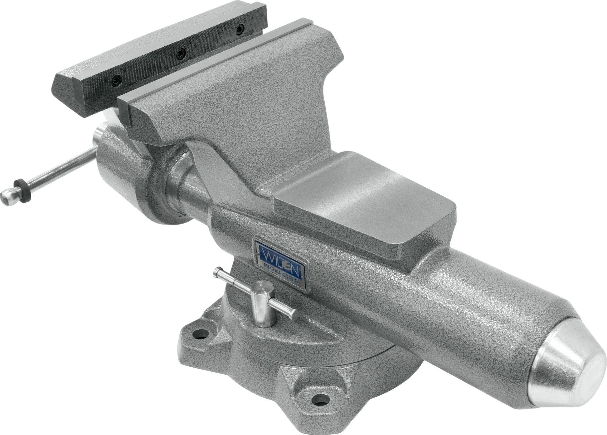 Jet 8100M, Mechanics Pro 10 in. Jaw Width, Round Channel Vise with Swivel Base 28814