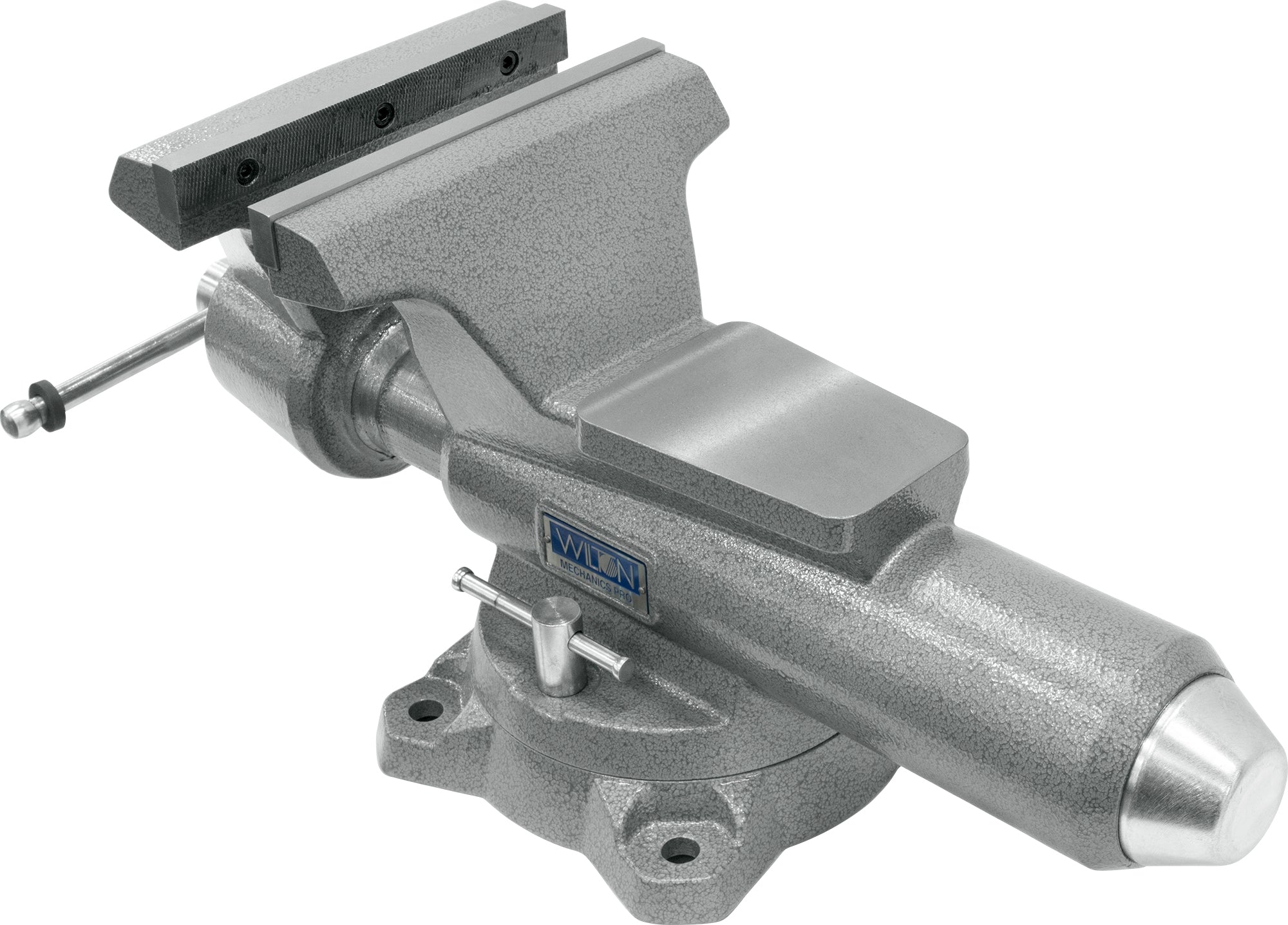 Jet 8100M, Mechanics Pro 10 in. Jaw Width, Round Channel Vise with Swivel Base 28814