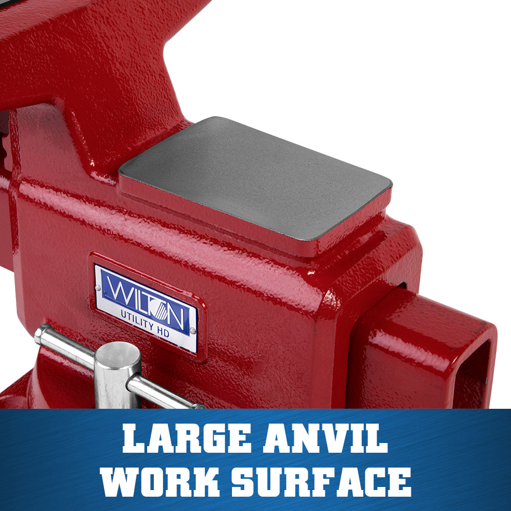 Jet 648UHD, Utility HD Vise 8 in. Jaw with Swivel Base 28816