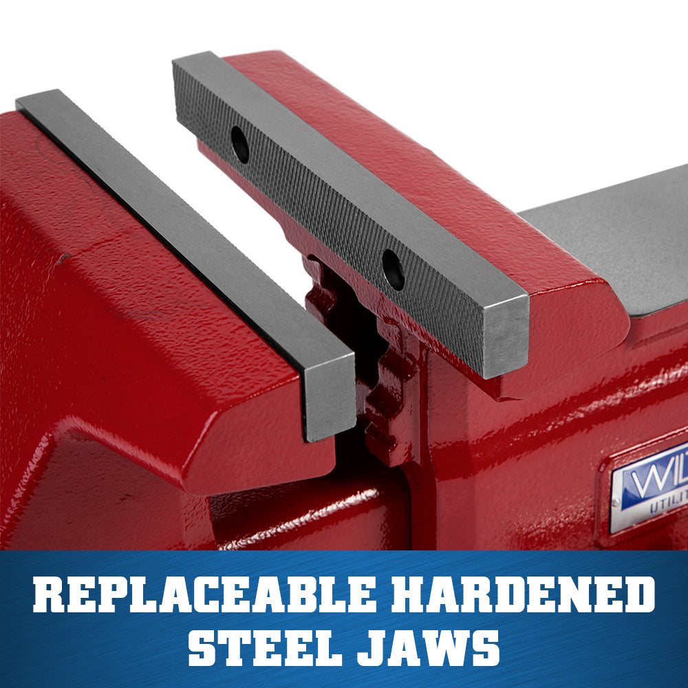 Jet 648UHD, Utility HD Vise 8 in. Jaw with Swivel Base 28816