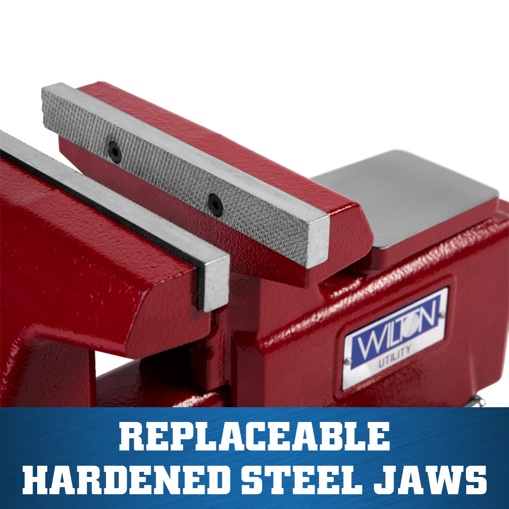 Jet 676U, Utility Vise 6-1/2 in. Jaw with Swivel Base 28820