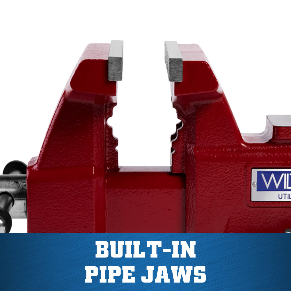 Jet 676U, Utility Vise 6-1/2 in. Jaw with Swivel Base 28820