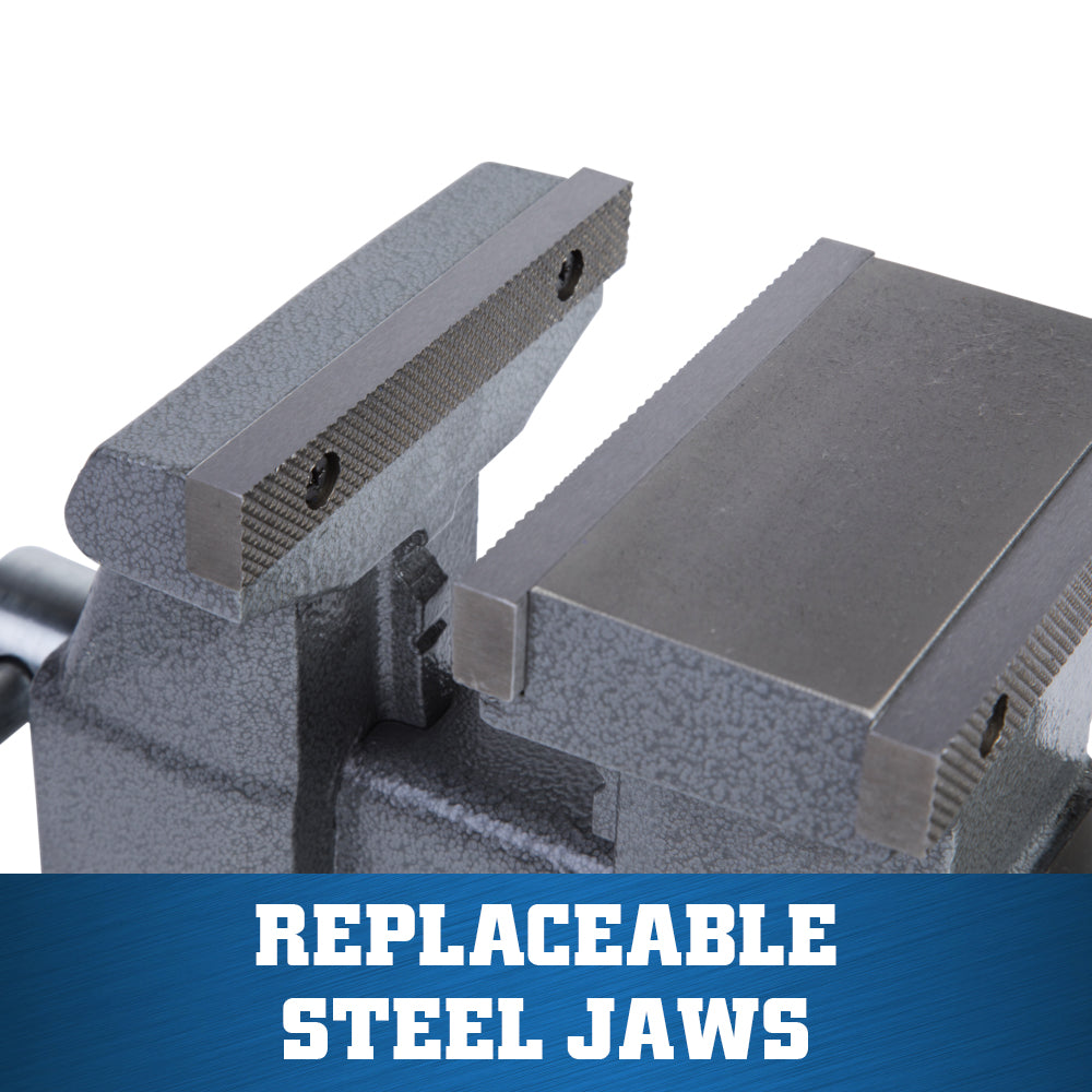 Jet 4550R, Reversible Vise 5-1/2 in. Jaw with Swivel Base 28821