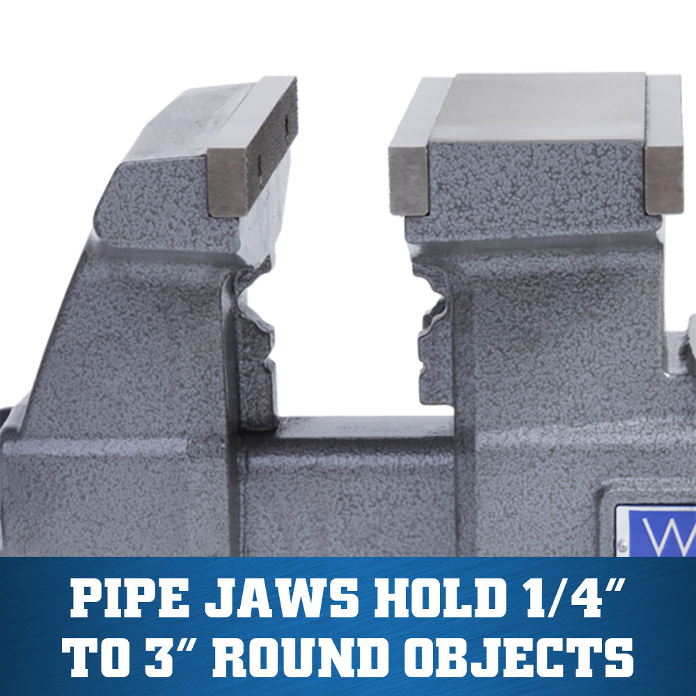 Jet 4650R, Reversible Vise 6-1/2 in. Jaw with Swivel Base 28822