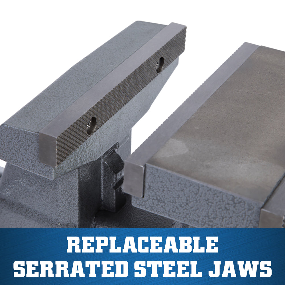 Jet 4650R, Reversible Vise 6-1/2 in. Jaw with Swivel Base 28822