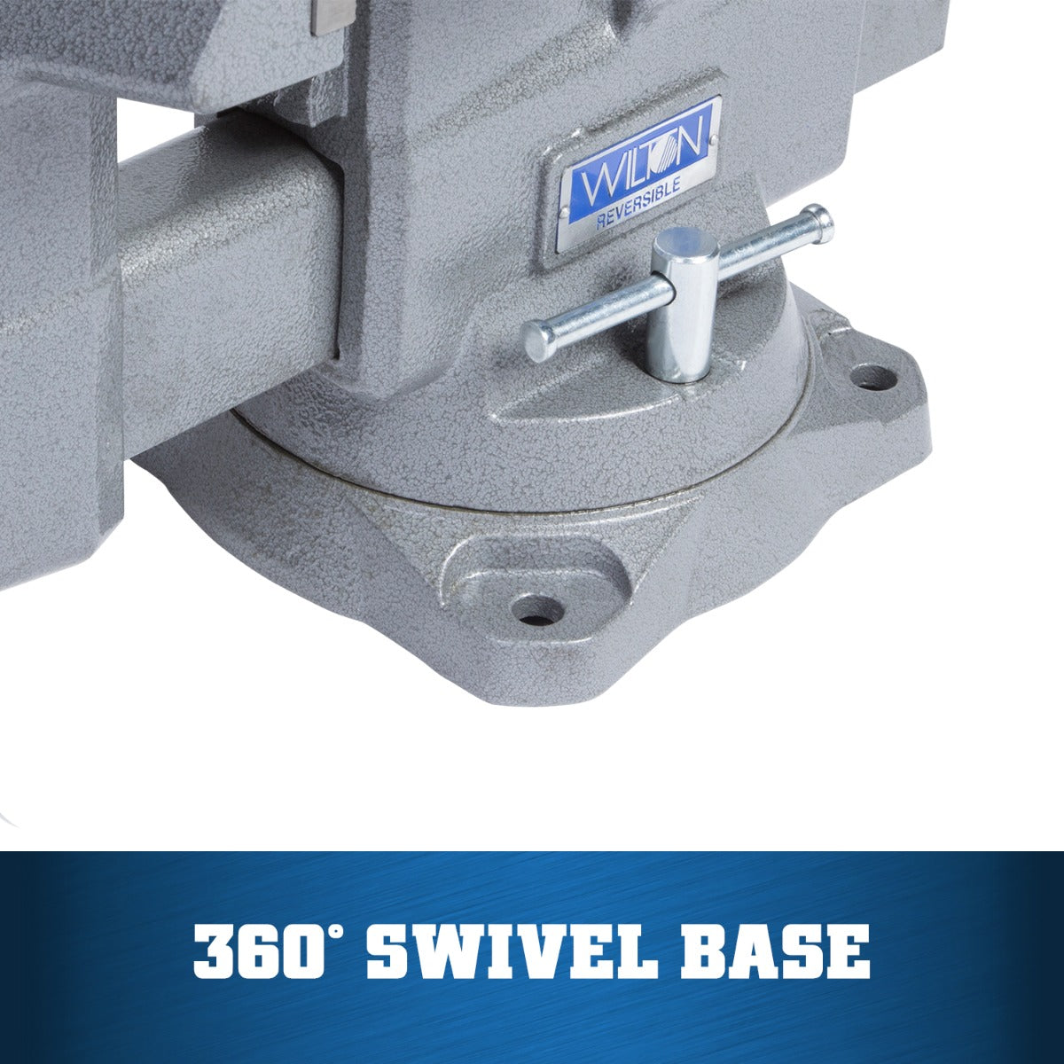 Jet 4800R, Reversible Vise 8 in. Jaw with Swivel Base 28823