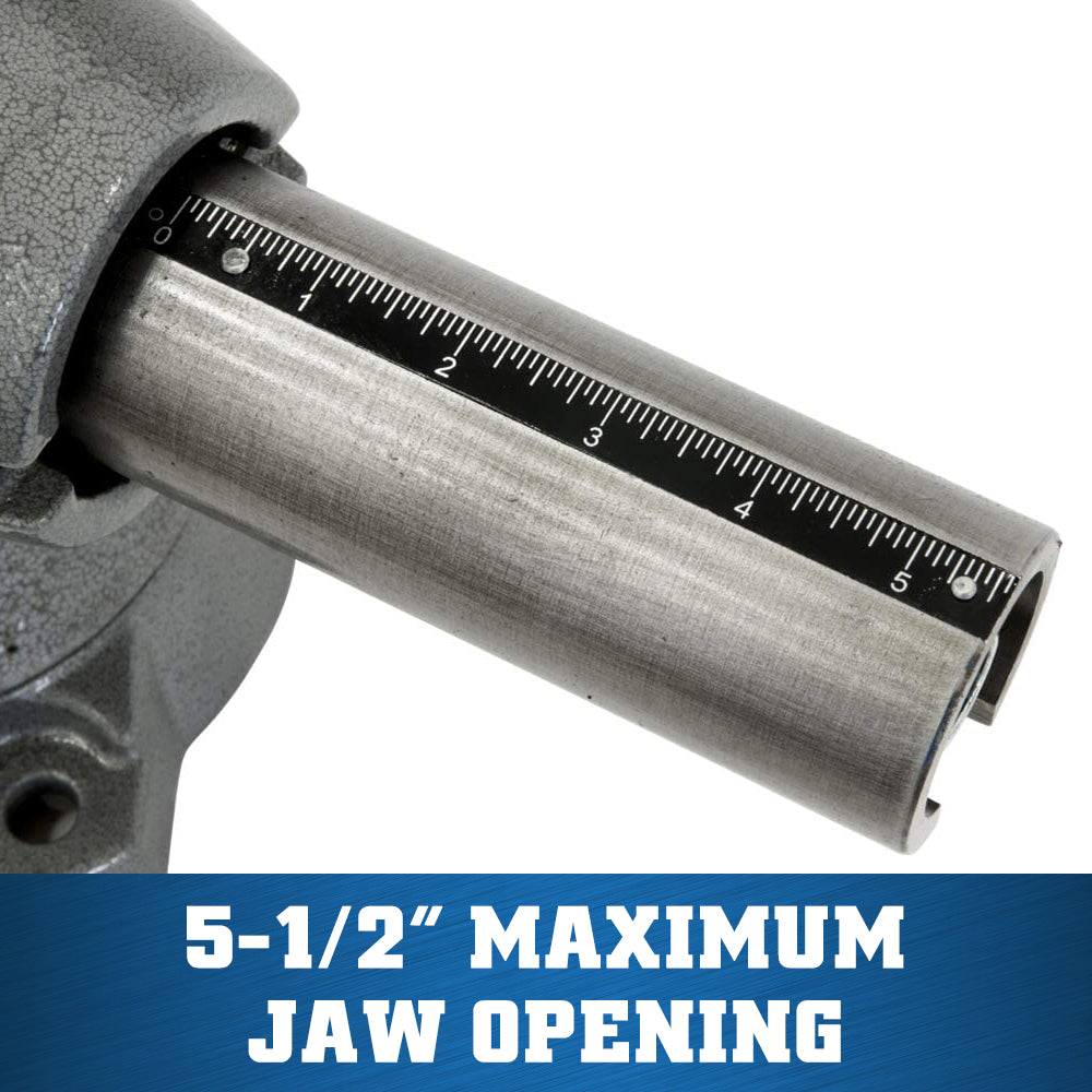 Jet 550P, Multi-Purpose 5-1/2 in. Vise with Swivel Base 28824
