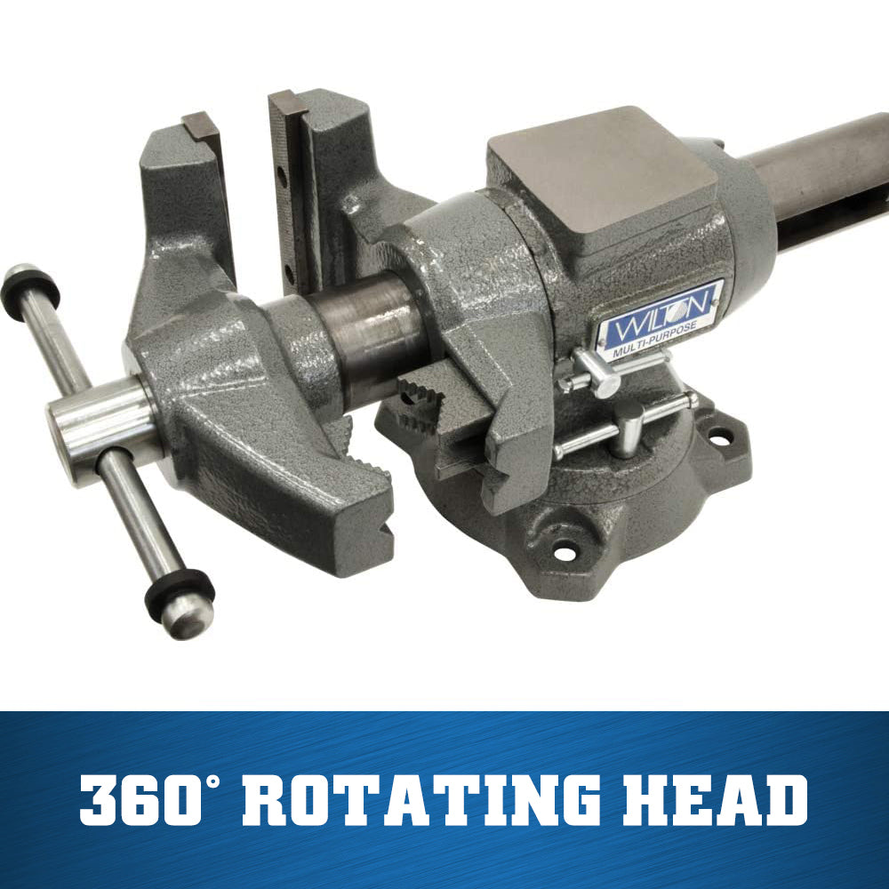 Jet 550P, Multi-Purpose 5-1/2 in. Vise with Swivel Base 28824