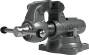 Jet 400S Machinist 4 in. Jaw Round Channel Vise with Swivel Base 28831