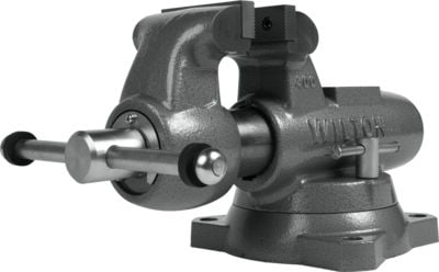 Jet 400S Machinist 4 in. Jaw Round Channel Vise with Swivel Base 28831