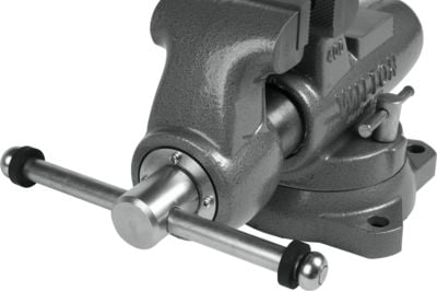 Jet 400S Machinist 4 in. Jaw Round Channel Vise with Swivel Base 28831
