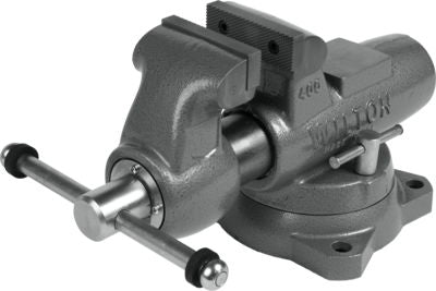 Jet 400S Machinist 4 in. Jaw Round Channel Vise with Swivel Base 28831