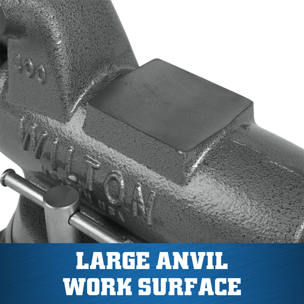 Jet 400S Machinist 4 in. Jaw Round Channel Vise with Swivel Base 28831