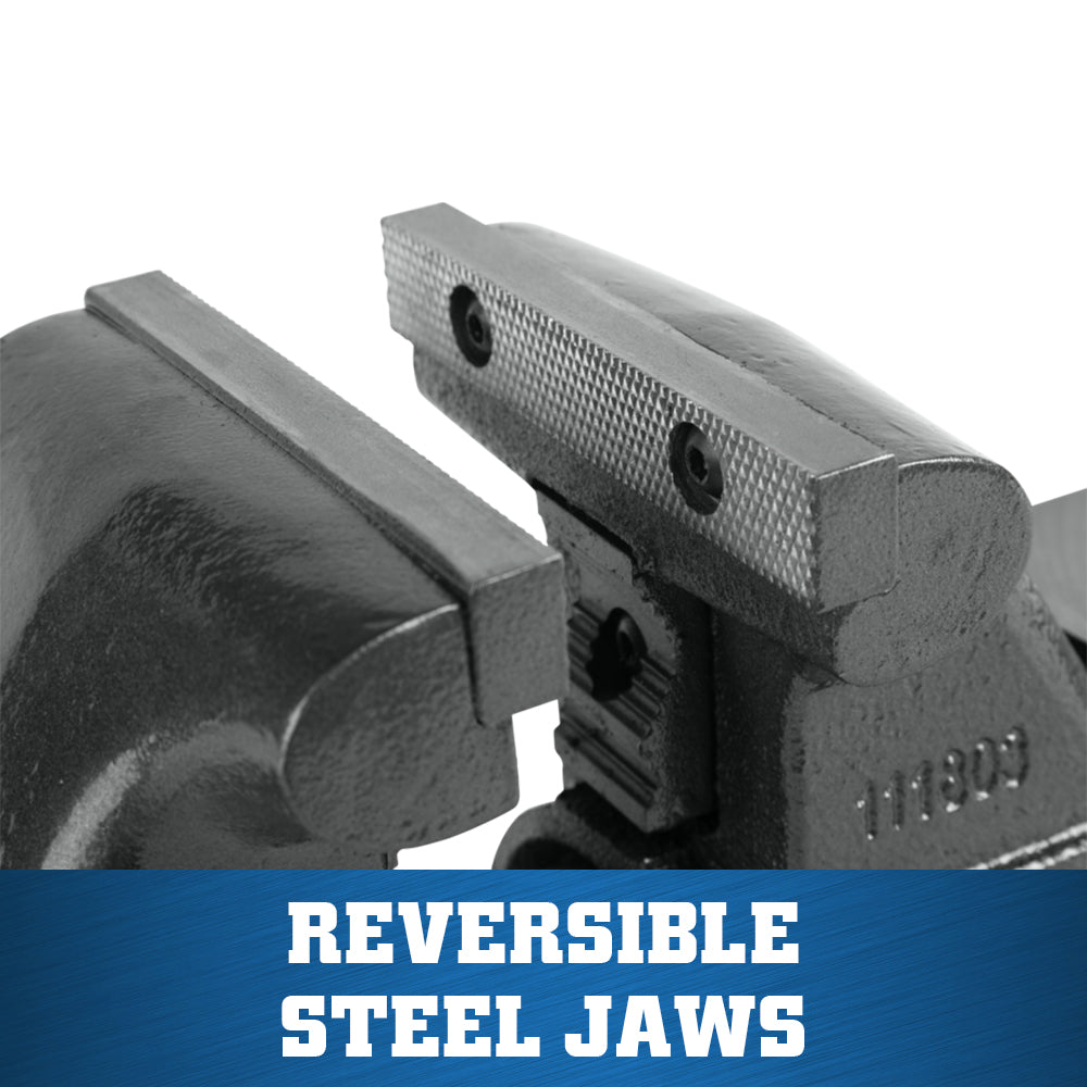 Jet 1745XC, Tradesman XC 4-1/2 in. Xtreme Condition Round Channel Vise with Swivel Base 28840